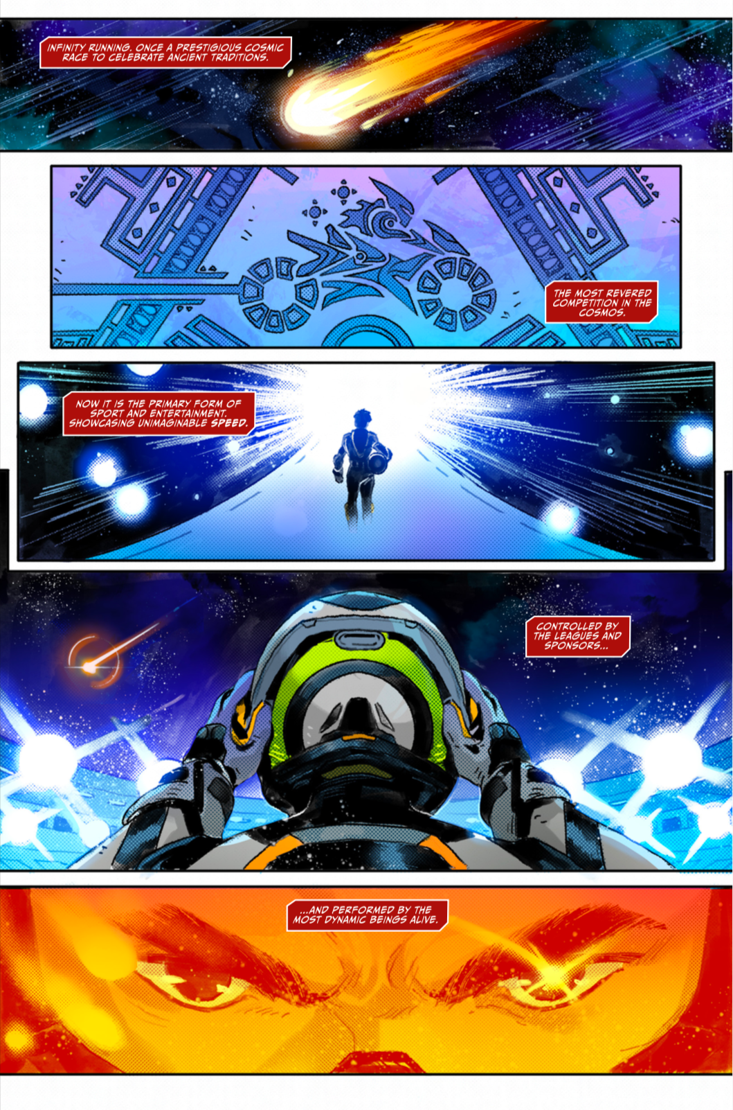 Infinity Runners #1, Page 1