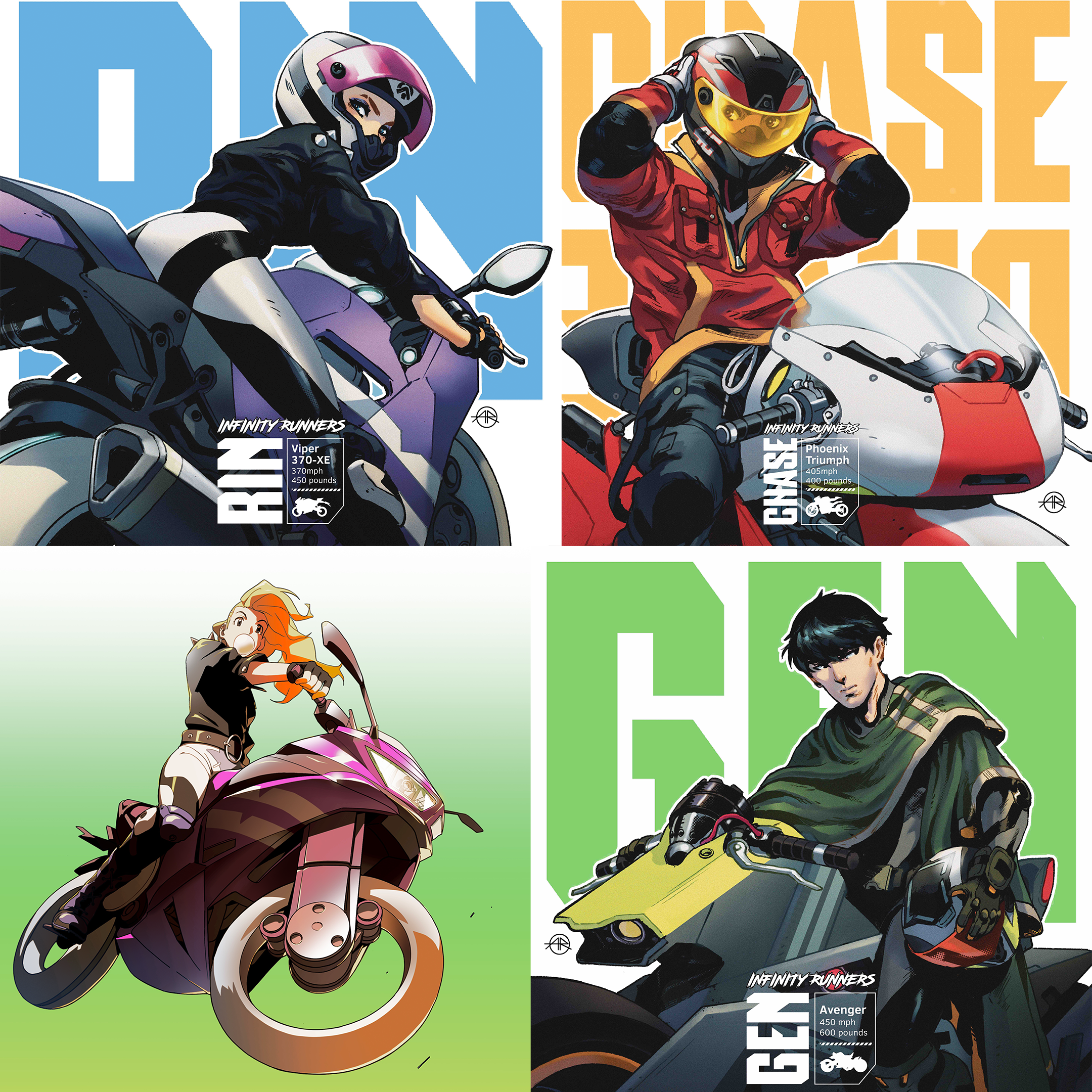 FULL PRINT SET – Infinity Runners