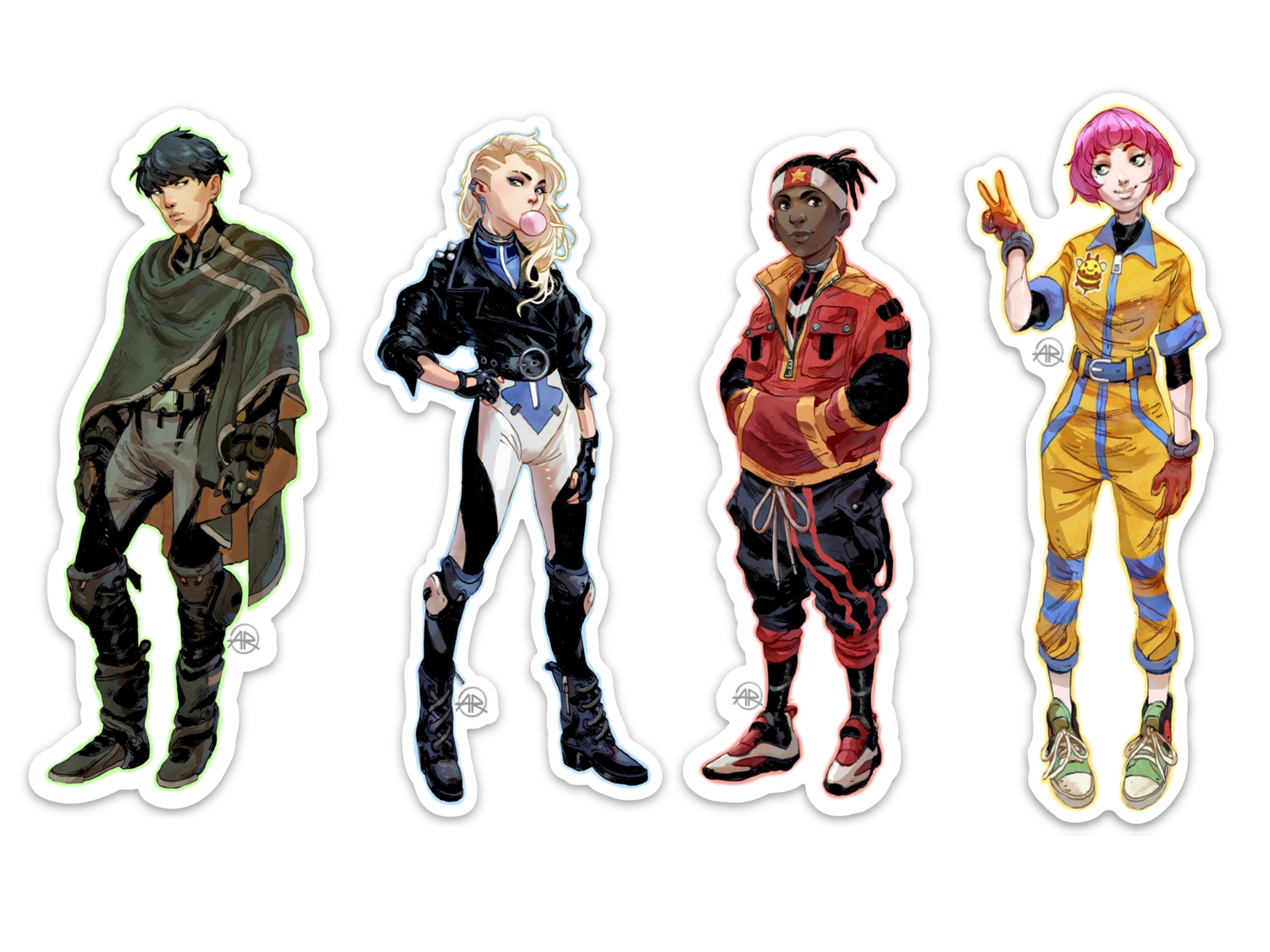 Character Sticker Set