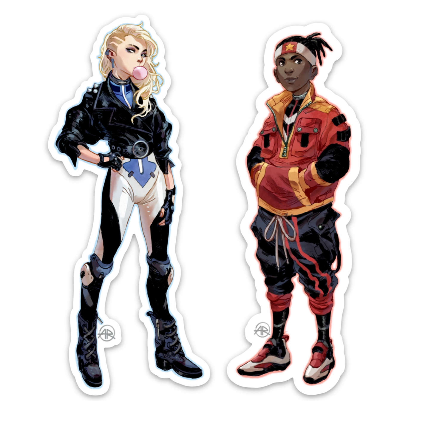 Hero Sticker Set