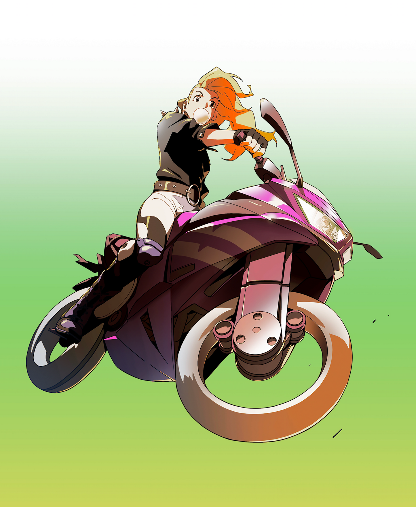 Rin Motorcycle Print